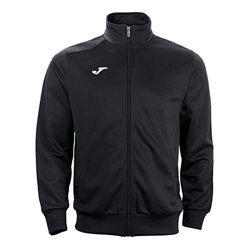 Chaqueta Joma Gala Negro ideal para trayectos al gimnasio y paseos urbanos