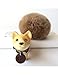 DomeStar Cute Dog Key Chain, Shiba Inu Keyring Backpack Keychain for Girls, Super Adorable Dog Key Ring for Purse Charms