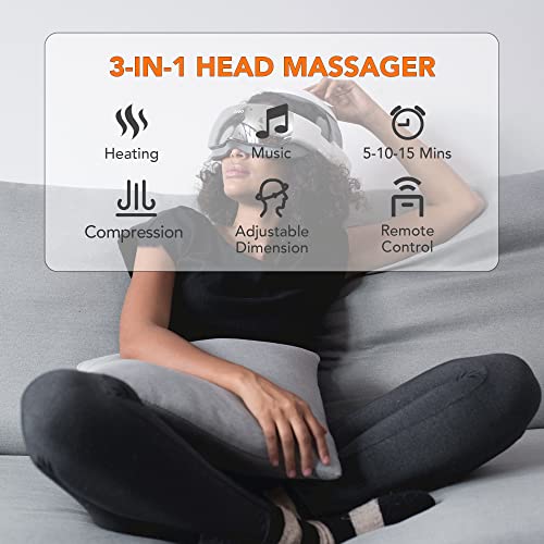 Breo Idream3 Rechargeable Head Massager With Scalp Massage & Remote Control For Stress Relief & Relax #TOP1