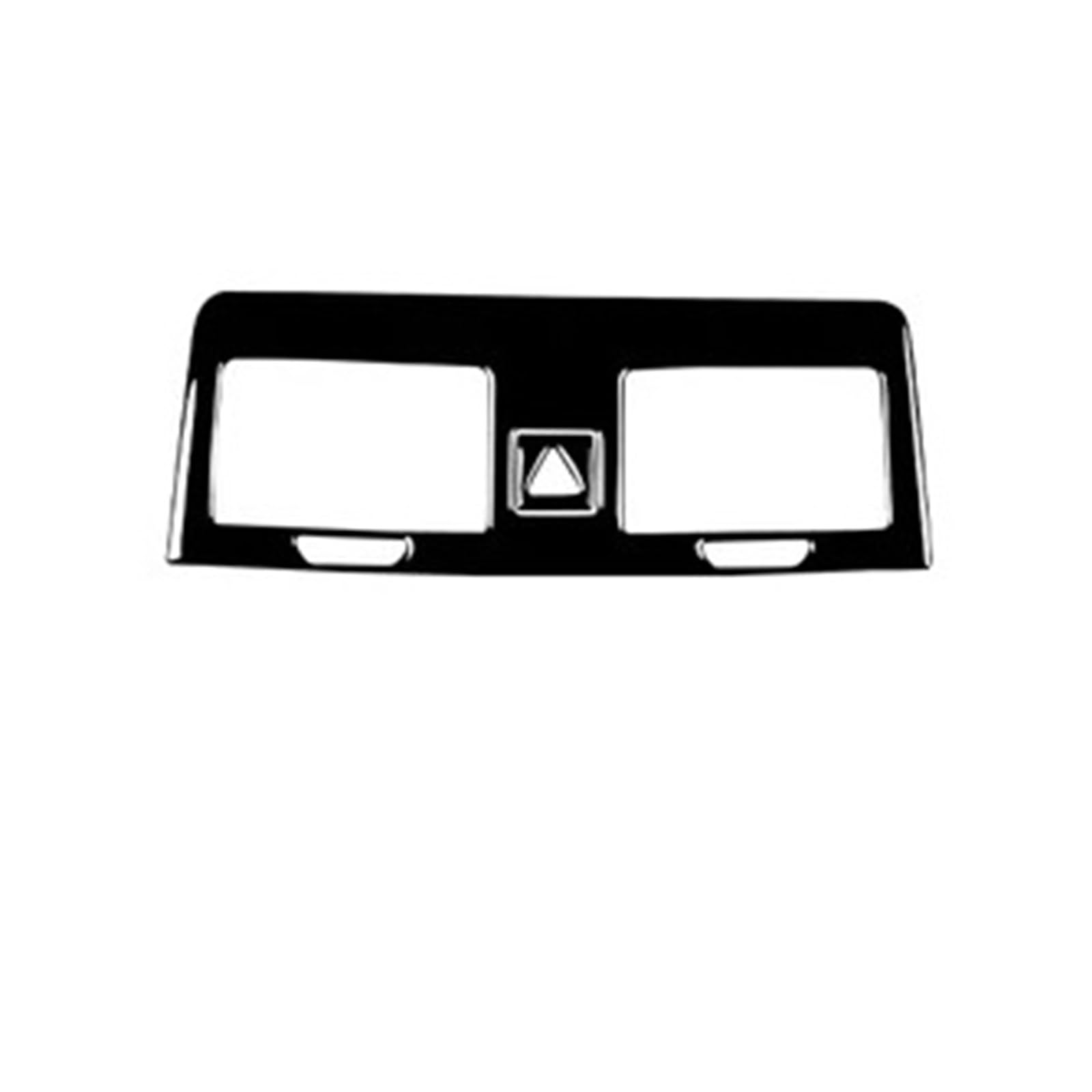 Air Outlet Panel Stickers,Fit For Hummer, H3 2006-2010 Piano Black Emergency Light Suit Cover Car Interior Accessories Decorative ملصق فتحة تهوية وحدة التحكم المركزية للسيارة(3)