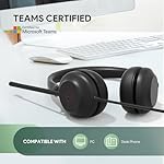 Yealink UH35 USB Headset for PC, Wired Headphones with Noise Cancelling Microphone, Certified Teams, All-Day Comfort Design, Stereo Headset for Home Office Online Meeting, Easy Mute, Busylight - Image 5