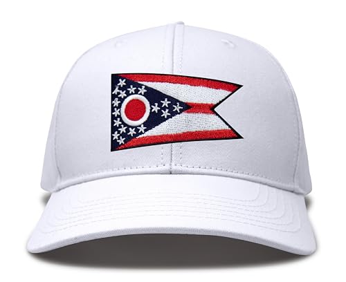 Image of International Tie State Hat for Men and Women, Adjustable Snapback Trucker Baseball Cap with Embroidered Patch