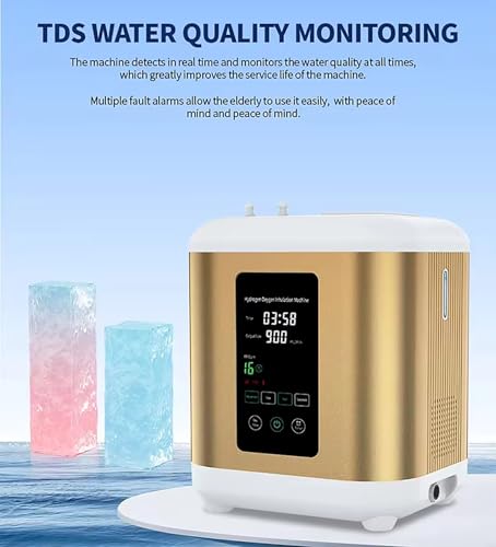 600/900 ml/min Inhalator wodorowy klasy medycznej – Tech, 99,99% Ultra-Pure H2, maszyna do terapii wodorowej, przenośna maszyna H2, do klinik 600 ml/min