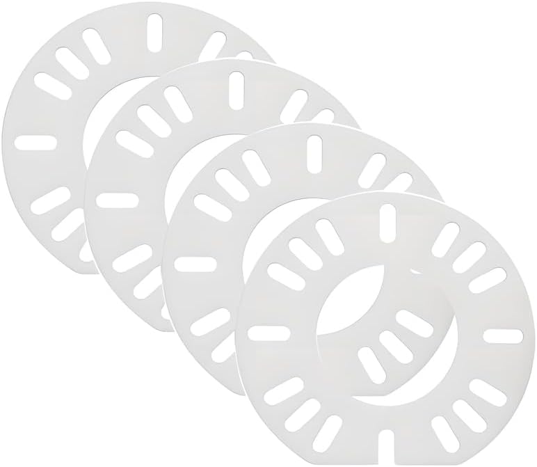 4 pcs 9550X Burner Mounting Gasket Replacement Compatible with Beckett 4" 3616 - Burner Mounting Gasket with Punch Out Holes Flange Gasket Oil Burner Gasket