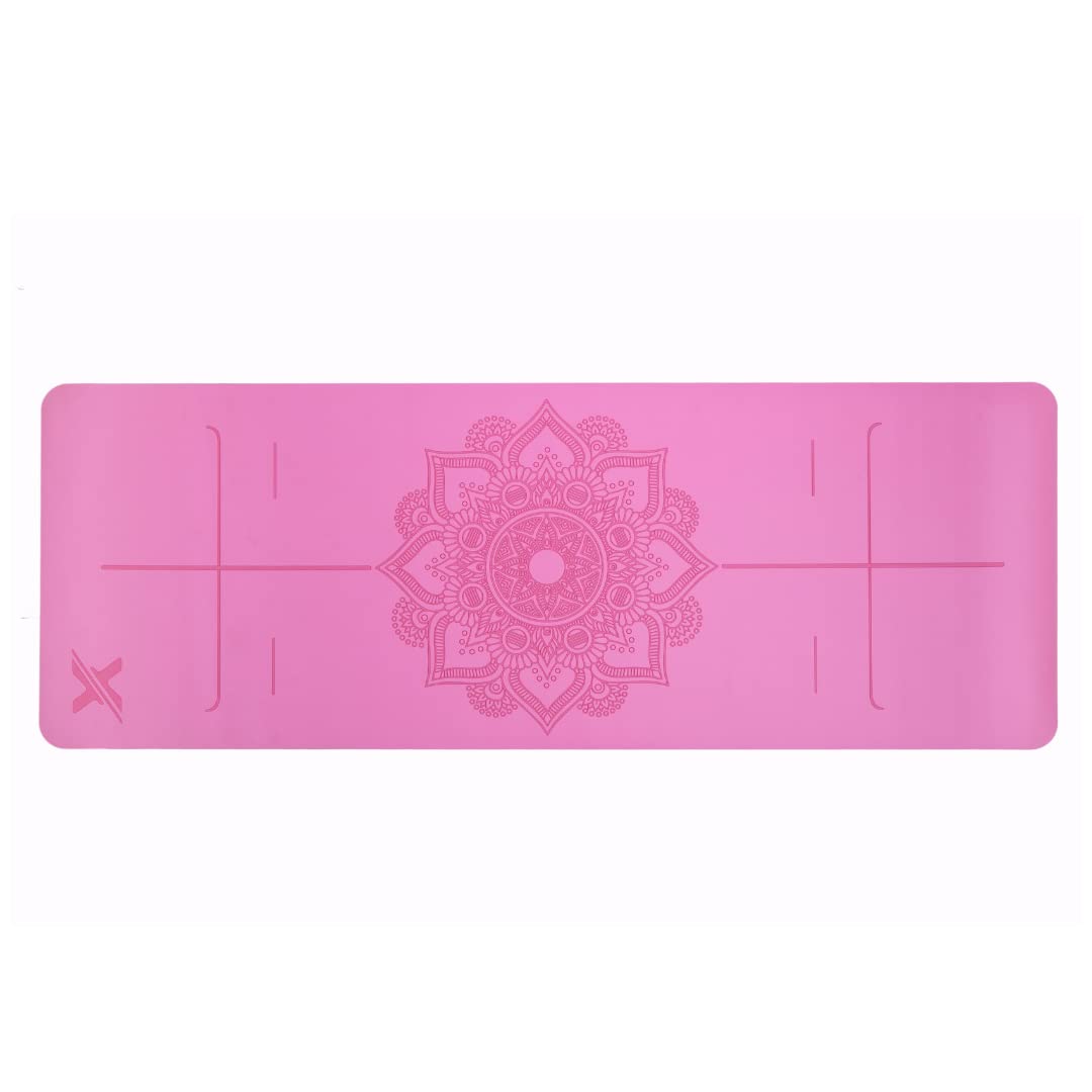 XRT65 Yoga Mats for Women and Men | 5mm Thickness | 183cm*68cm | Eco-Friendly EVA Mat | Anti-Skid, Anti-Odour, Water and Sweat Resistant | PU Rubber