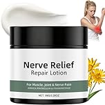 Nerve Cream, Nerve Relief Repair Lotion, Plant-Based Neruopathy Lotion with Arnica & Magnesium, Lightweight Non-Greasy, Fast-Absorbing, Daily Nourishment, Suitable for Knee Lumbar Neck Hand Foot