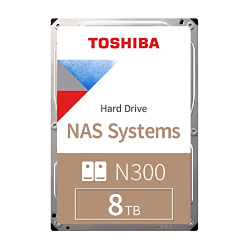 TOSHIBA N300 Internal 8TB NAS HDD 7200 RPM Hard Drive
