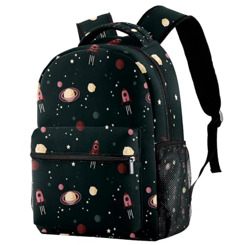 Sac de voyage décontracté planète et espace pour les sorties des femmes et filles