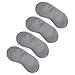 Produktbild WIZBIOTECH Schlafmaske, 4er-Pack Augenmaske aus 100 % echter natürlicher mit verstellbarem Riemen, Augenmaske zum Schlafen, Augen-Schlafschutz für Yoga-Reisen, blockiert Licht - Grau