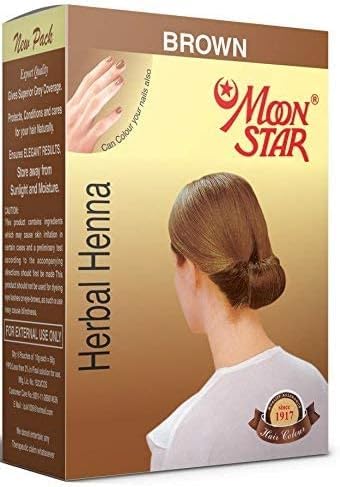 Generic PUB Herbal Henna Brown Hair Colour (6 Packs of 10 GMS Each)