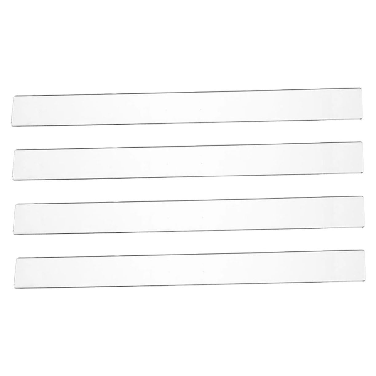 Cabilock 8paare Nudelholz Abstandshalter Teigroller Führungsstäbe Teigdickenmesser Für Gleichmäßiges Backen Vielseitig Einsetzbar Für Kekse Pizza Fondant