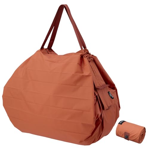 マーナ (marna) Shupatto コンパクトバッグ L (40L / ブリックブラウン) シュパット エコバッグ 折りたたみ 買い物袋 (コンパクト/丈夫) S516BRの商品画像（Amazon）