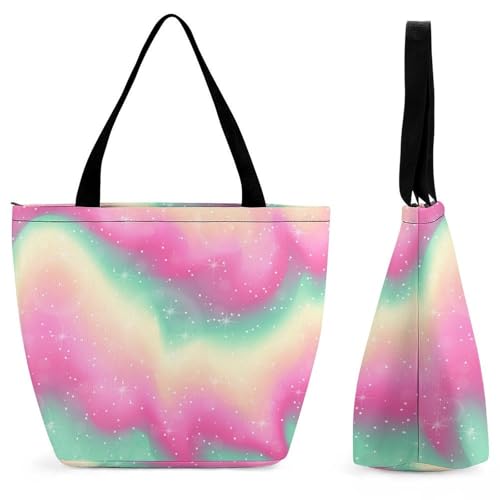 Sac à bandoulière paillettes colorées idéal pour vos voyages et virées shopping