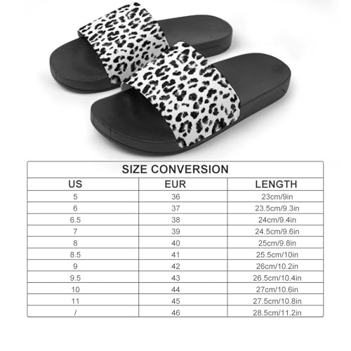 Print Leopard Pattern Slippers for Men Wormen Shower Bathroom Slipper Indoor Beach Non Slip Sandal2