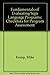 Fundamentals of Evaluating Sign Language Programs: Checklists for Program Assessment