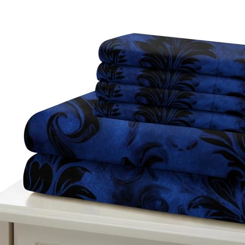 Parure de lit baroque orné en microfine de qualité supérieure - 7