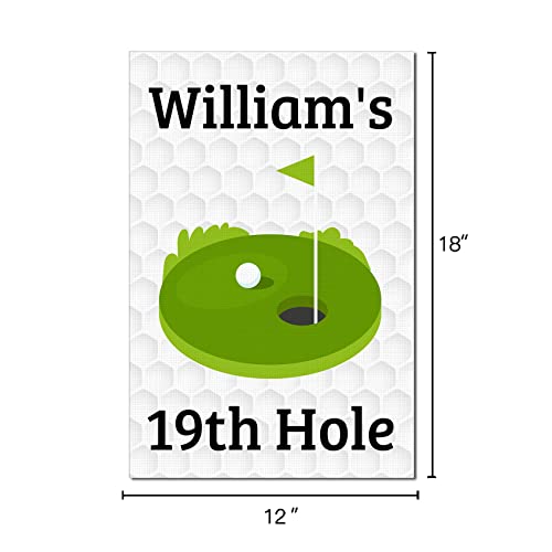 Custom Funny Garden Flag Golf 19th Holes Green House Flag Double Sided Vertical Outdoor Decoration Yard Flag Personalized Welcome Banners for Outside