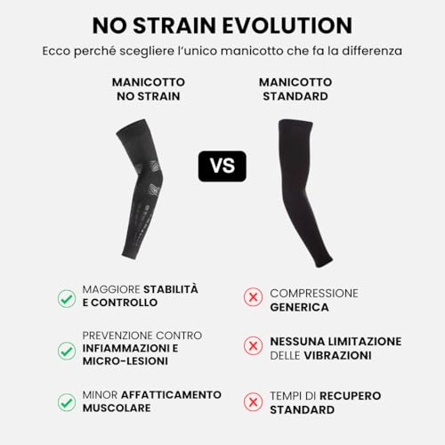 Lok Manguito Floky No-strain Evolution Flns2 negro de compresión biomecánica 7