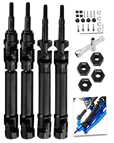 Arbre de transmission CVD en acier inoxydable 45 pour Slash et Rustler 4X4 VXL RC