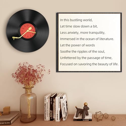 12-Inch Vinyl Record Wall Clock