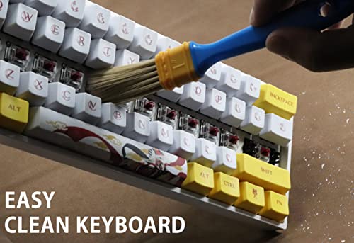 Keyboard Cleaner Sets Switch Keycaps Puller Flat File For Mechanical Keyboard Cleaning Kits Small Brushes For Clean Computer Keyboard Dust Off Pc Cleaning Tools #TOP7