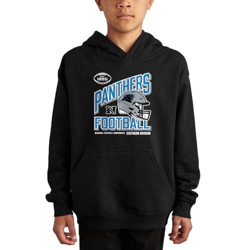 Junk Food NFL - Carolina Panthers Angle Helmet Kids Hoodie Black