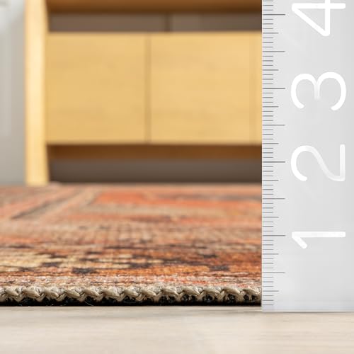 Nuloom MKCL09A-208 Kamila Tribal Machine Washable Runner Rug thumb #2