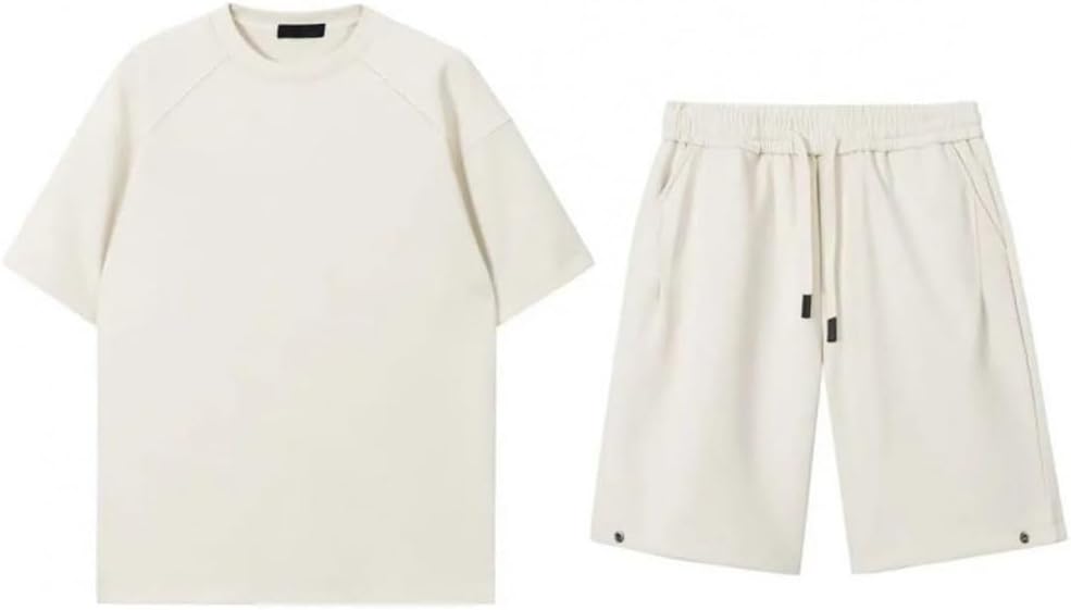 Leisure Sports Set Round Neck Loose