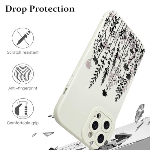 Coque iPhone 11 Pro Max anti-rayures protège objectif photo fleur