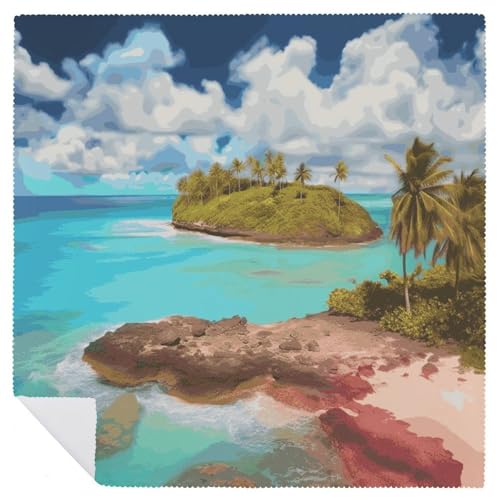 Servilletas de Tela Caribbean Scenery 4 pcs miniatura 6