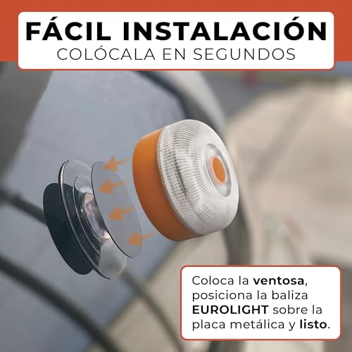 Soporte ventosa con placa metálica V16