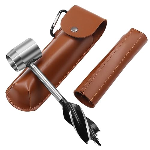 Bushcraft Hand Auger Wrench Drill Tool with Case