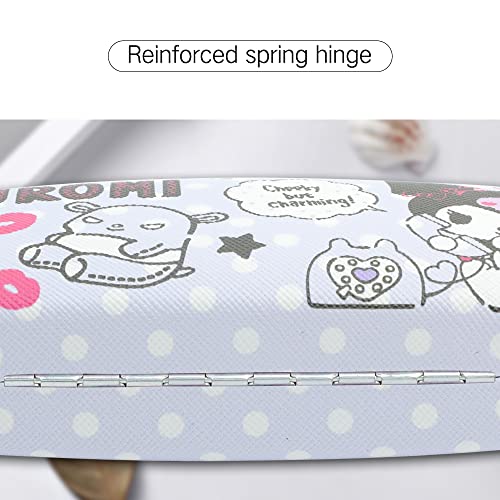 Image of PERFECTSIGHT Hard Shell Eyeglasses Case, Kawaii Protective Glasses Case for Kids, Cute Eyeglass Case for Women Men Girls