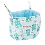 Kleine käfighängematte für haustiere: in der bequemen und warmen hängematte kann sich ihr haustier entspannen. eine gute, praktische hängematte für haustiere, ein schlafbett für hamster