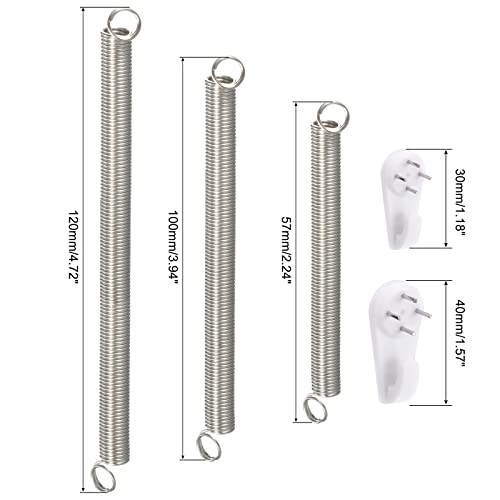 Image of uxcell 12 Pieces Plate Hanger, 8 12 14 Inch Stainless Steel Invisible Wall Plate Hangers with 12Pcs Wall Hooks and 50Pcs Protectors for Decorative Plates, Silver