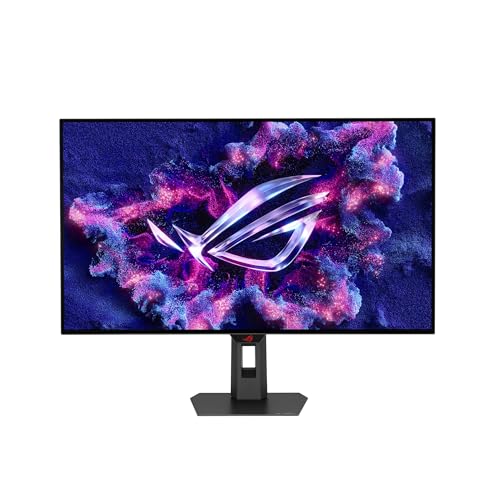 ASUS ROG Strix 32” 4K OLED Gaming Monitor (XG32UCWG) - TrueBlack Glossy OLED, Dual Mode (4K@165Hz, FHD@330Hz), 0.03ms, G-SYNC Compatible, Neo Proximity Sensor, Auto KVM, USB-C, HDMI 2.1, 3 yr warranty