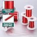 MECCANIXITY 42 AWG Magnet Wire, 42 Gauge Enameled Copper Wire, 8 oz Magnetic Coil Wire for Transformer, Motor, Electric, 155C(311F)