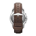 Fossil Men's Grant Quartz Stainless Steel and Leather Chronograph Watch - Image 3