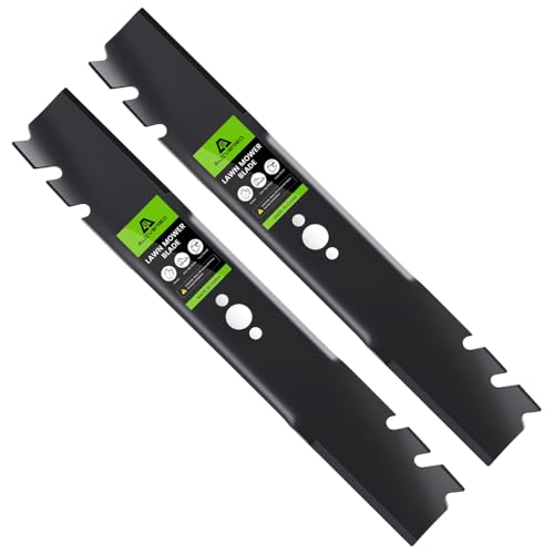 2 PCS 116-6358-03 Lawn Mower Blades - Fit for 30' Deck Mowers Toro Timemaster 30' Blades 20199 22205TE ExMark ECKA30 TurfMaster Gator Blades - Replaces 120-9500-03 116-6358 120-9500 20120 20120P