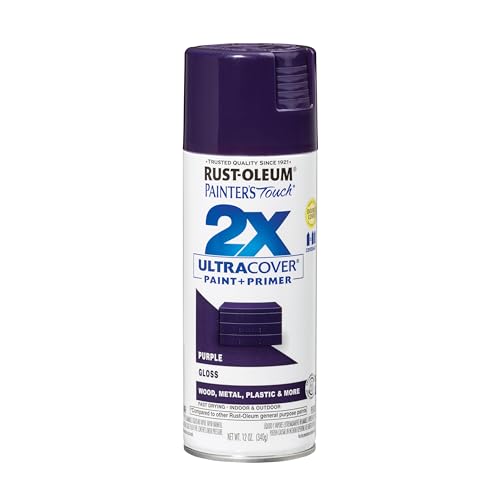 Rust-Oleum Painters Touch 2X Ultra Cover Spray Paint Gloss Purple