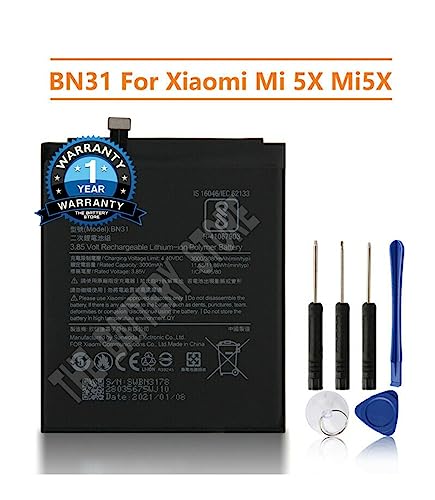 Image of Orignal BN31 Battery for Redmi Note 5A / 5A pro /Y1 Pro /MI A1 | Y2 | S2 | Y1 Lite Battery with 1 Year Warranty**** (for MI BN31)