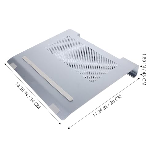 Base de refrigeración para laptop OUNONA aluminio con ventiladores LED miniatura 2