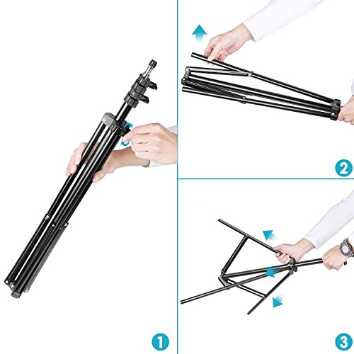 Gran Anillo Luz Selfie NEEWER 18" para retransmisiones en directo y tutoriales de maquillaje 7