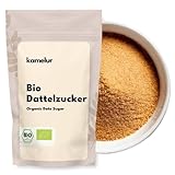 Kamelur 1kg BIO Dattelzucker - naturbelassener brauner Zucker aus gemahlenen BIO...