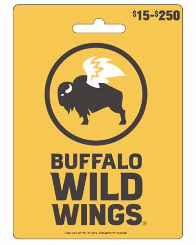Image of Buffalo Wild Wings Physical Gift Card - $75