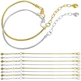 Angoily 10piezas Pulsera Estética Dijes para Mujer Brazalete Resistente Prolongado