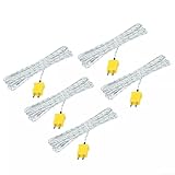 Compatible avec de nombreux instruments : doté d'une prise plate en cuivre standard garantissant la compatibilité avec une large gamme d'instruments de mesure de type K tels que les modèles TM902C et TES1310