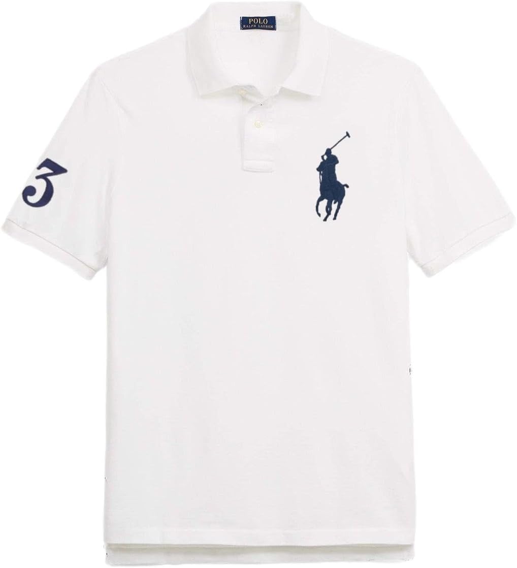 POLO RALPH LAUREN Men's Big Pony Classic Fit Mesh Polo Shirt