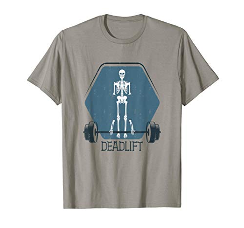 Deadlifting Funny Fitness Gym Lover BarBell Weightlifting T-Shirt