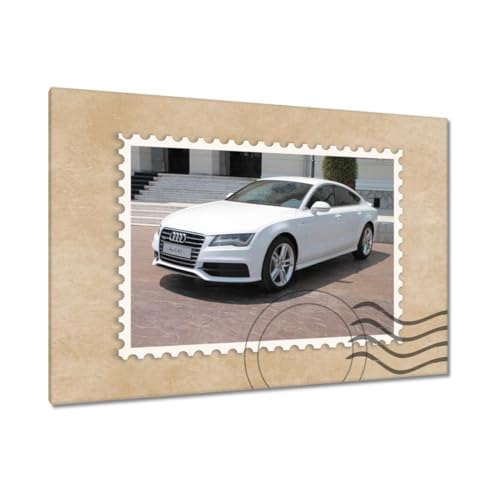 Toile imprimée voiture A7 grand format 90x60 cm pour sublimer votre bureau ou un loft moderne